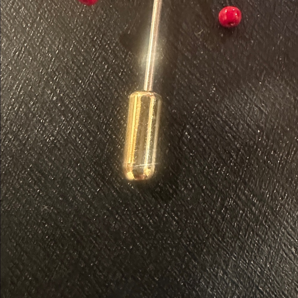 RARE🦋JEWELRY 10 ENAMELED PORCELAIN BUTTERFLY STICK PIN IN BLUE, PINK AND GOLD - Picture 4 of 6
